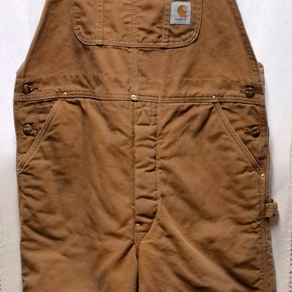 Carhartt Tan Work Coveralls - Picture 2 of 9